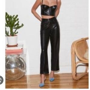 Fleur Du Mal Vegan Leather Pants